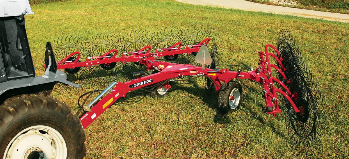 Bush Hog hay rake